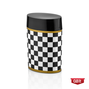 UNO Oval Saklama Kabı Siyah 0,8 LT